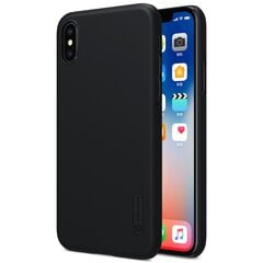 Чехол „Nillkin“ Super Frosted Shield – чёрный (iPhone X / Xs) цена и информация | Чехлы для телефонов | pigu.lt