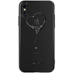 „Kingxbar“ Love Swarovski чехол – чёрный (iPhone X / Xs) цена и информация | Чехлы для телефонов | pigu.lt