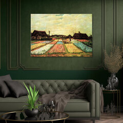 Reprodukcija Vincent van Gogh, Gėlių laukai kaina ir informacija | Reprodukcijos, paveikslai | pigu.lt