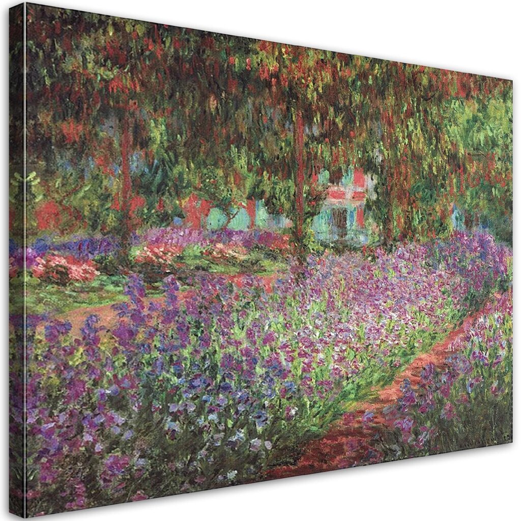 Reprodukcija Claude Monet, Dailininko sodas Giverny kaina ir informacija | Reprodukcijos, paveikslai | pigu.lt