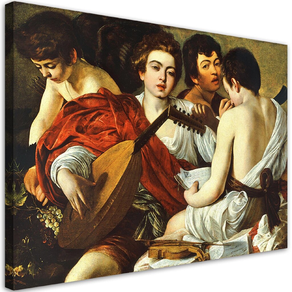 Reprodukcija Caravaggio, Muzikantai kaina ir informacija | Reprodukcijos, paveikslai | pigu.lt