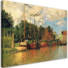 Reprodukcija Barges at Zaandam цена и информация | Репродукции, картины | pigu.lt