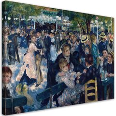 Reprodukcija Pierre Auguste Renoir, Šokiai Mulen de la Galet kavinėje kaina ir informacija | Reprodukcijos, paveikslai | pigu.lt
