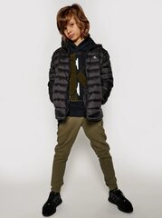 Calvin Klein striukė berniukams CK Light Down Jacket IB0IB00554 BEH, juoda kaina ir informacija | Striukės berniukams | pigu.lt