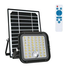 Прожектор SOLAR 10W/840 1500lm с пультом дистанционного управления цена и информация | Уличные светильники | pigu.lt