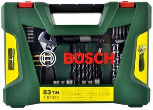 Bosch V-LINE grąžtas ir grąžtų rinkinys 83 vnt. kaina ir informacija | Mechaniniai įrankiai | pigu.lt