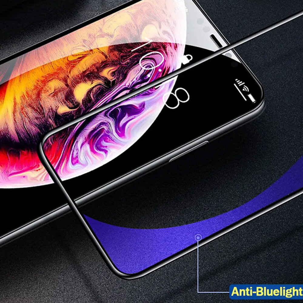 Tempered Glass Anti-Blue Full Glue цена и информация | Apsauginės plėvelės telefonams | pigu.lt