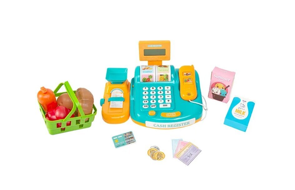 Parduotuvės kasa su priedais Smiki, 11 d. kaina ir informacija | Žaislai mergaitėms | pigu.lt