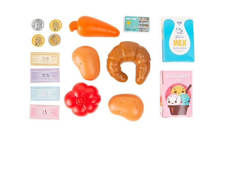 Parduotuvės kasa su priedais Smiki, 11 d. kaina ir informacija | Žaislai mergaitėms | pigu.lt