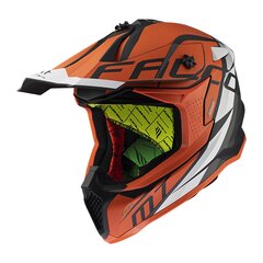 Moto šalmas MT helmets Falcon THR B4 Matt Orange kaina ir informacija | Moto šalmai | pigu.lt