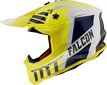 Moto šalmas MT helmets Falcon Warrior A3 Gloss Pearl, geltonas kaina ir informacija | Moto šalmai | pigu.lt