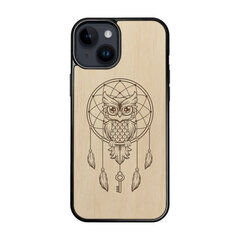 Деревянный чехол для iPhone 12 mini FoxysCraft, Owl dream catcher, ольха цена и информация | Чехлы для телефонов | pigu.lt
