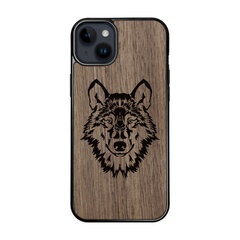 Деревянный чехол для iPhone 12 mini FoxysCraft, Wolf, ореховое дерево цена и информация | Чехлы для телефонов | pigu.lt