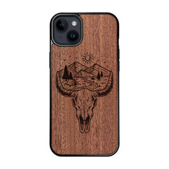 Деревянный чехол для iPhone 12 mini FoxysCraft, Wildlife, красное дерево цена и информация | Чехлы для телефонов | pigu.lt