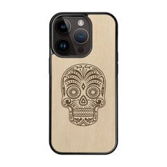 Деревянный чехол для iPhone 12 mini FoxysCraft, Sugar skull, ольха цена и информация | Чехлы для телефонов | pigu.lt