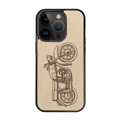 Деревянный чехол для iPhone 12 mini FoxysCraft, Motorcycle, ольха цена и информация | Чехлы для телефонов | pigu.lt