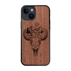 Деревянный чехол для iPhone 12 mini FoxysCraft, Wildlife, красное дерево цена и информация | Чехлы для телефонов | pigu.lt