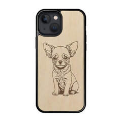 Деревянный чехол для iPhone 13 mini FoxysCraft, Chihuahua, ольха цена и информация | Чехлы для телефонов | pigu.lt