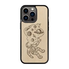 Деревянный чехол для iPhone 12 FoxysCraft, Astronaut, ольха цена и информация | Чехлы для телефонов | pigu.lt
