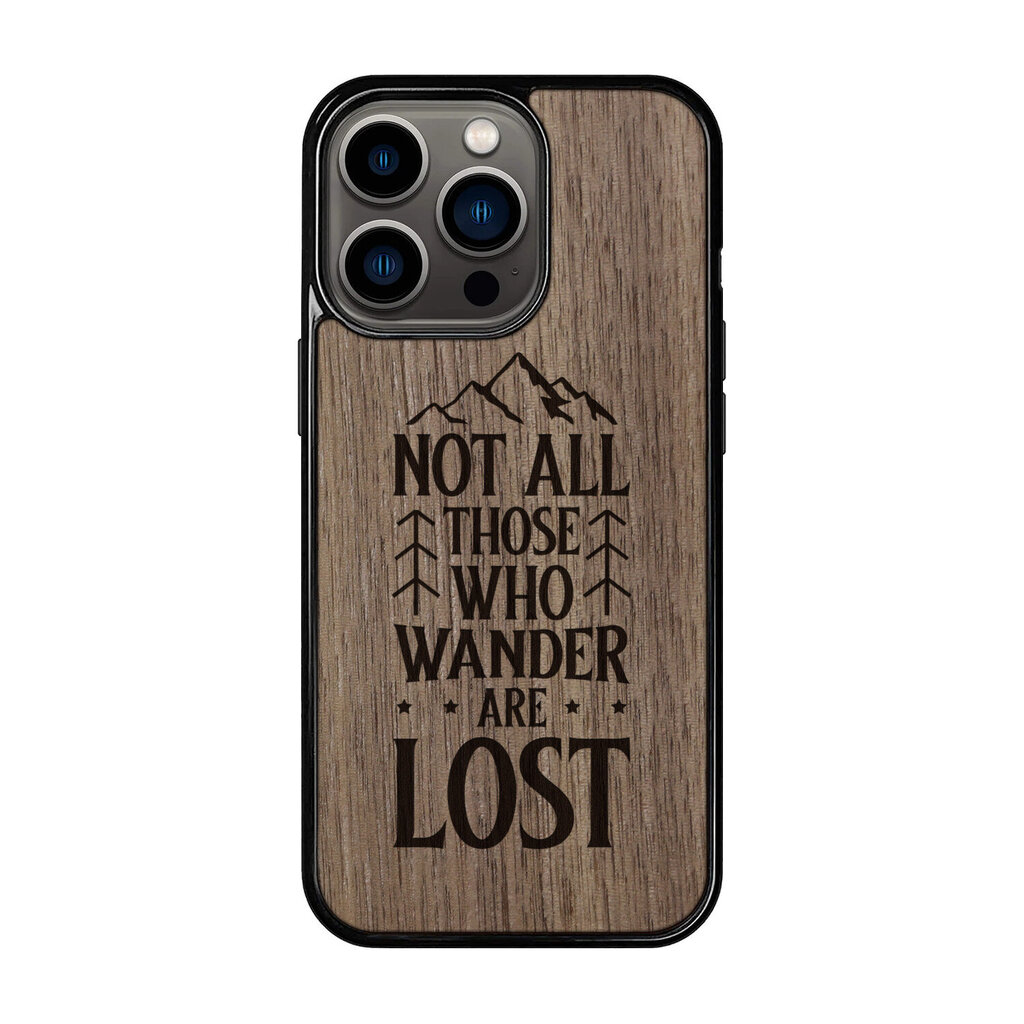 FoxysCraft, Not all who wander are lost, riešutmedis цена и информация | Telefono dėklai | pigu.lt