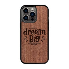 Деревянный чехол для iPhone 13 Pro FoxysCraft, Dream Big, красное дерево цена и информация | Чехлы для телефонов | pigu.lt