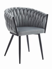 2-ių kėdžių komplektas Orion, pilkas kaina ir informacija | Virtuvės ir valgomojo kėdės | pigu.lt