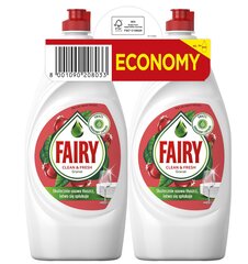 Fairy Pomegranate indų plovimo skystis, 2x900 ml kaina ir informacija | Indų plovimo priemonės | pigu.lt