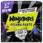 Naktinės sauskelnės - kelnaitės Pampers Ninjamas Space, 10 vnt, 17-30 kg kaina ir informacija | Sauskelnės | pigu.lt