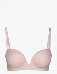 Calvin Klein Push-up Plunge бюстгальтер для женщин 000QF4083E 2NT, розовый цена и информация | Бюстгальтеры | pigu.lt