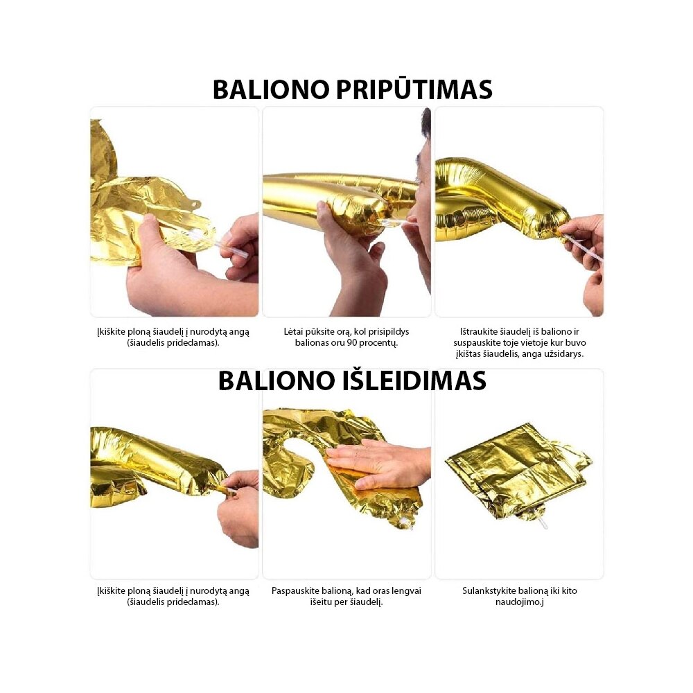 Folinis balionas skaičius 0, spalvotas, 95 cm цена и информация | Balionai | pigu.lt