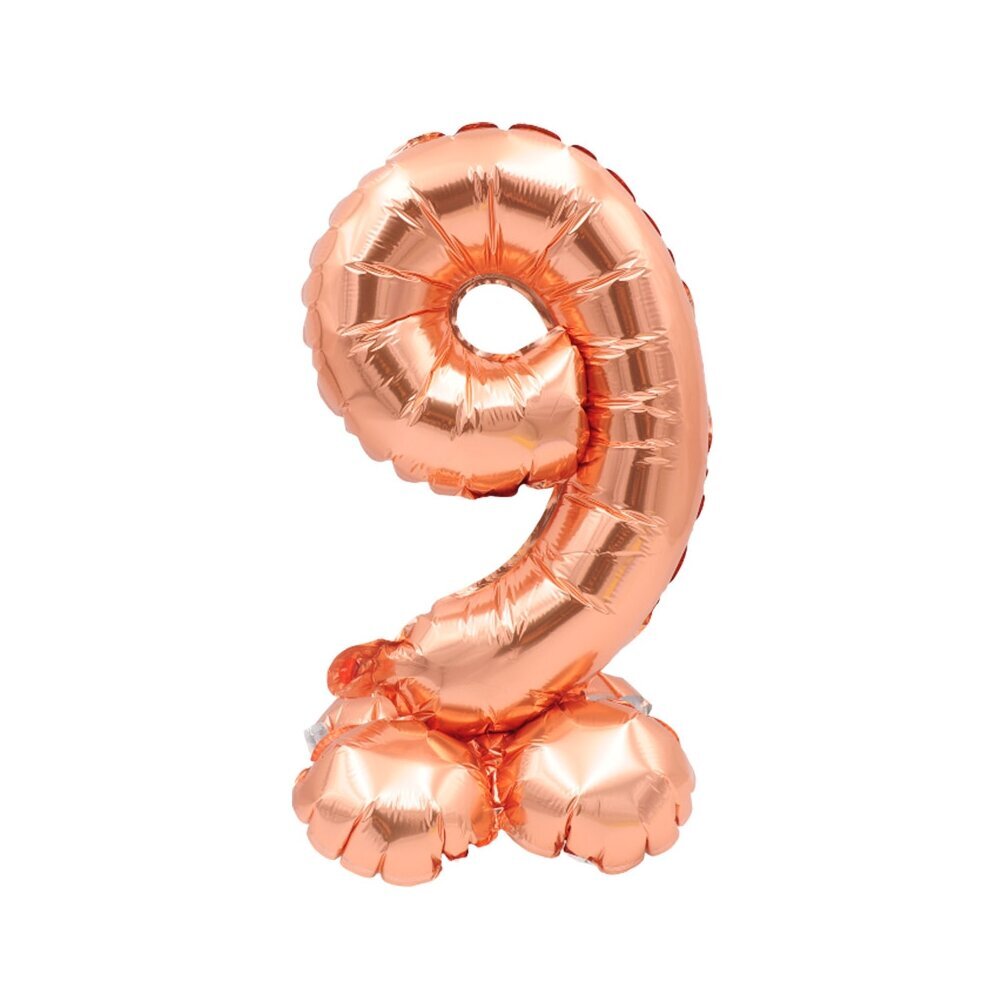 Pastatomas balionas skaičius 9, 40 cm kaina ir informacija | Balionai | pigu.lt