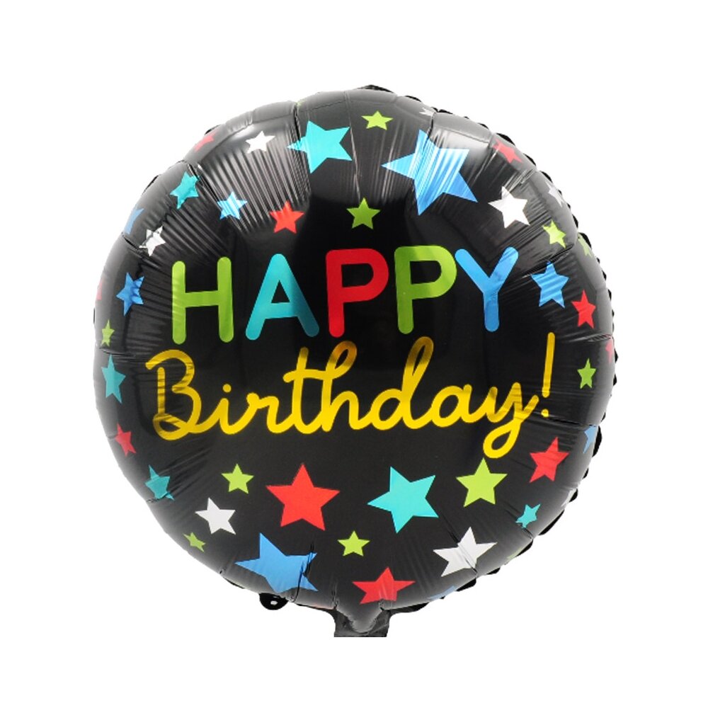 Folinis balionas Happy Birthday, 45 cm kaina ir informacija | Balionai | pigu.lt