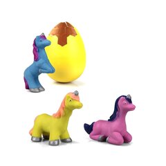 Žaislinis augantis vienaragio kiaušinis, 12x9 cm, baltas цена и информация | Развивающие игрушки | pigu.lt