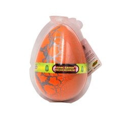 Žaislinis kiaušinis išsiritantis dinozauras, 12x9 cm, oranžinis kaina ir informacija | Lavinamieji žaislai | pigu.lt