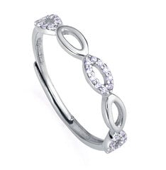 Viceroy Достойное серебряное кольцо с цирконами Clasica 13160A013 цена и информация | Кольцо | pigu.lt