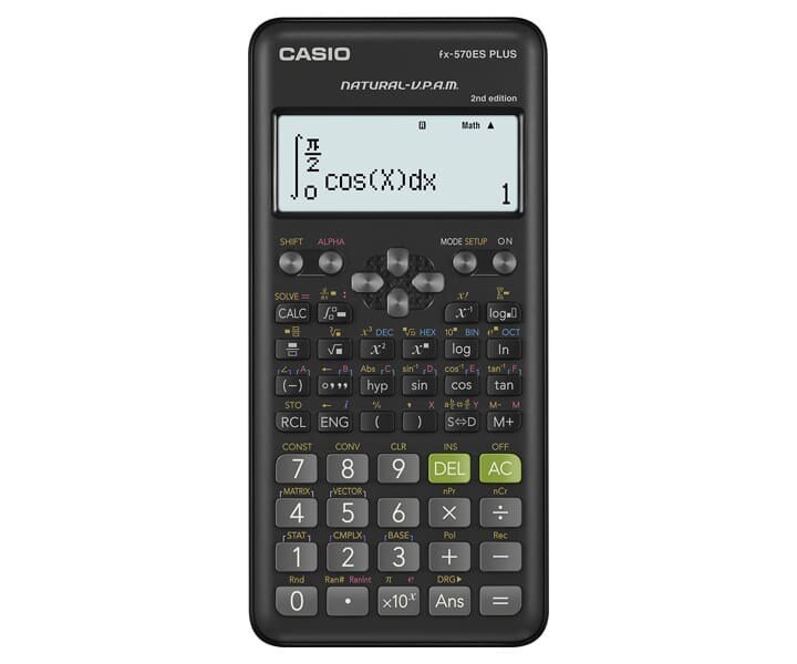 Mokslinis skaičiuotuvas Casio FX-570ESPLUS-2 цена и информация | Kanceliarinės prekės | pigu.lt