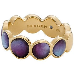 Skagen Красивое позолоченное кольцо из стали Sea Glass SKJ1690710. цена и информация | Кольца | pigu.lt