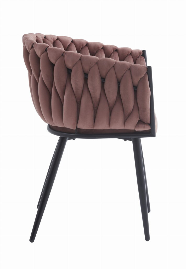 Kėdė Leobert Orion, rožinė/juoda kaina ir informacija | Virtuvės ir valgomojo kėdės | pigu.lt