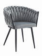 Комплект из 2-х стульев Leobert Orion, черный/серый