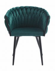 Kėdė Leobert Orion, žalia/juoda kaina ir informacija | Virtuvės ir valgomojo kėdės | pigu.lt