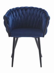 Набор из 2-х стульев Leobert Orion, черный/синий цена и информация | Стулья для кухни и столовой | pigu.lt