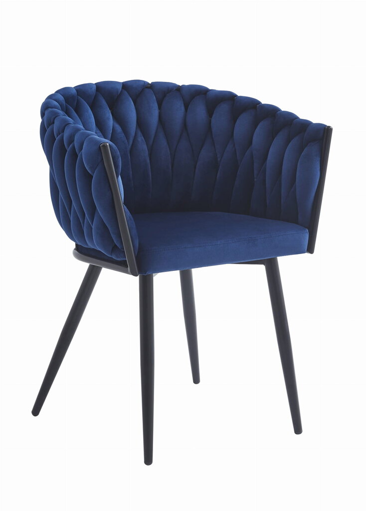 Kėdė Leobert Orion, mėlyna/juoda kaina ir informacija | Virtuvės ir valgomojo kėdės | pigu.lt