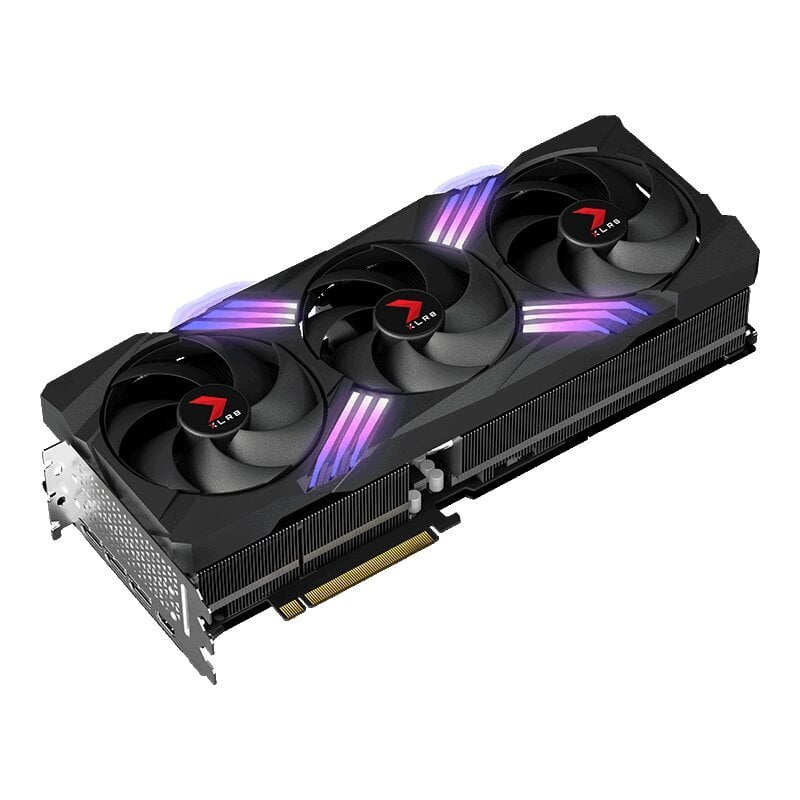 PNY GeForce RTX 4080 Super XLR8 Gaming Verto Epic-X RGB Overclocked Triple Fan (VCG4080S16TFXXPB1-O) kaina ir informacija | Vaizdo plokštės (GPU) | pigu.lt