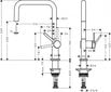 HANSGROHE Talis M54 Plautuvės maišytuvas, chromas 72806000 kaina ir informacija | Vandens maišytuvai | pigu.lt