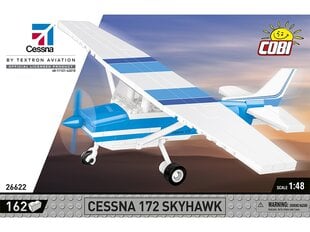 Konstruktorius COBI Cessna 172 Skyhawk-White-Blue 26622, 162 d. kaina ir informacija | Konstruktoriai ir kaladėlės | pigu.lt