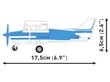 Konstruktorius COBI Cessna 172 Skyhawk-White-Blue 26622, 162 d. цена и информация | Konstruktoriai ir kaladėlės | pigu.lt