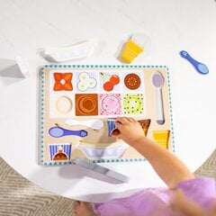 MELISSA & DOUG деревянный пазл с магнитами, мороженое цена и информация | Игрушки для малышей | pigu.lt