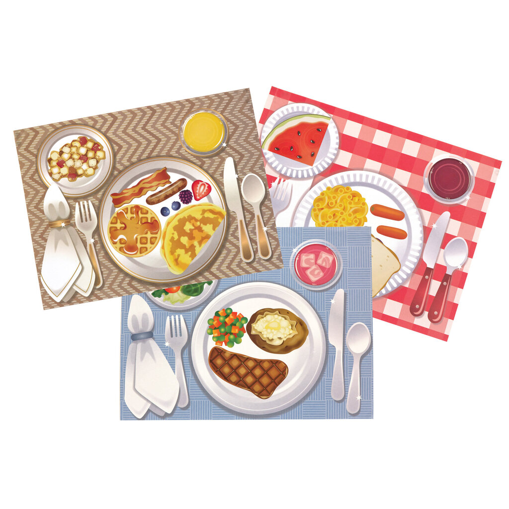 Lipdukų albumas Melissa & Doug Sticker Pad Make-a-Meal цена и информация | Lavinamieji žaislai | pigu.lt