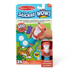 Lipdukų knygelė Melissa & Doug Sticker WOW! Tigras kaina ir informacija | Lavinamieji žaislai | pigu.lt