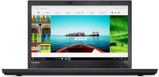 Lenovo ThinkPad T470 14", Intel Core i5-7300U, 8GB, 512GB SSD, WIN 10 Pro, Juodas цена и информация | Ноутбуки | pigu.lt